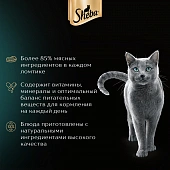 Паучи Sheba для кошек ломтики форели и креветок в соусе