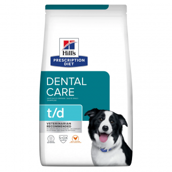 Корм Hill's Prescription Diet T/D для собак. Для лечения заболеваний полости рта