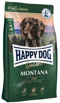 Корм Happy Dog Supreme Montana Монтана для собак средних и крупных пород с кониной