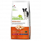 Сухой Корм Natural Trainer Adult Dog Medium Chicken&Turkey для собак средних пород с курицей и индейкой с рисом Сухой Корм Natural Trainer Adult Dog Medium Chicken&Turkey для собак средних пород с курицей и индейкой с рисом