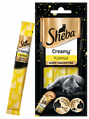 Крем-лакомство Sheba Creamy для кошек с курицей
