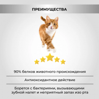 Корм Necon Natural Wellness Steril Urine PH Ocean Fish & Rice для стерилизованных кошек и котов рыбой, рисом и клюквой