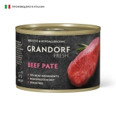 Консервы Grandorf Fresh для взрослых собак всех пород монопротеиновый паштет из...