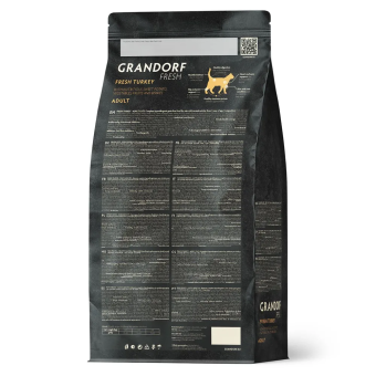 Корм Grandorf Fresh Cat Turkey свежее мясо индейки с бататом для взрослых кошек