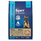 Сухой Корм Brit Premium Dog Sensitive для собак для чувствительного пищеварения с...