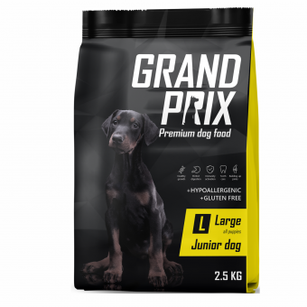 Корм Grand Prix Large Puppy для щенков крупных пород