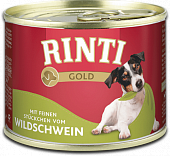 Консервы Rinti Gold Adult для собак с диким кабаном