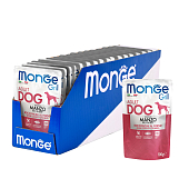Паучи Monge Dog Grill для собак с говядиной