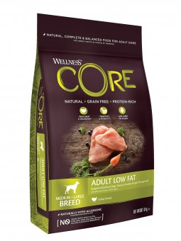 Корм Wellness Core для взрослых собак средних и крупных пород из индейки со сниженным содержанием жира
