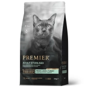 Корм Premier Cat Lamb&Turkey Sterilised для стерилизованных кошек со свежим мясом...