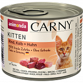 Консервы Animonda Carny Kitten для котят с телятиной и курицей Консервы Animonda Carny Kitten для котят с телятиной и курицей