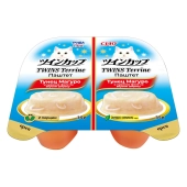 Ламитесры Inaba Ciao Twins Terrine паштет для кошек с тунцом магуро и куриным филе со...