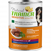 Консервы Natural Trainer Dog Medium&Maxi Lamb для собак средних и крупных пород с ягнёнком