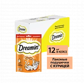 Лакомство Dreamies для кошек с курицей