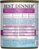 Банки Best Dinner Exclusive Urinary для собак с профилактикой мочекаменной болезни с...