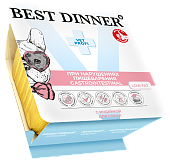 Ламистеры Best Dinner Vet Profi Gastrointestinal Low Fat для собак с чувствит. пищеварением нежный паштет из индейки