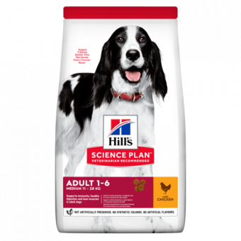 Корм Hill's Science Adult Dog Medium Breed Chicken для взрослых собак средних пород с курицей