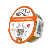 Ламистеры Best Dinner для взрослых собак с птицей и картофелем