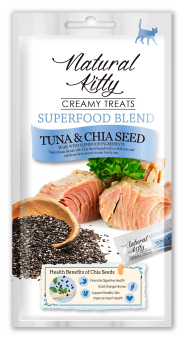 Лакомство Pettric Cherie крем-суп для кошек с тунцом и семенами чиа