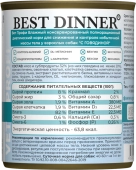 Банки Best Dinner Vet Profi Obesity для собак при для контроля избыточной массы тела с...