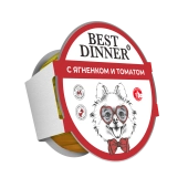 Ламистеры Best Dinner для взрослых собак с ягнёнком и томатом