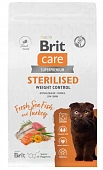 Сухой Корм Brit Care Cat Sterilised Weight Control для для стерилизованных кошек с морской рыбой и индейкой для контроля веса Сухой Корм Brit Care Cat Sterilised Weight Control для для стерилизованных кошек с морской рыбой и индейкой для контроля веса