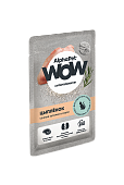 Паучи Alphapet Wow для взрослых кошек с цыплёнком