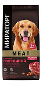 Сухой Корм Мираторг Meat для собак средних и крупных пород с сочной говядиной