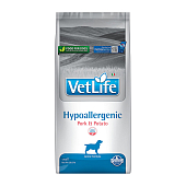 Корм Farmina Vet Life Dog Hypoallergenic Pork & Potato для собак гипоаллергейнный со свининой и картофелем