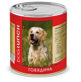 Банки Dog Lunch для собак с говядиной в желе
