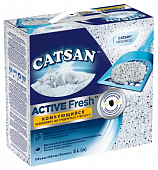 Комкующийся наполнитель Catsan Active Fresh для кошачьего туалета