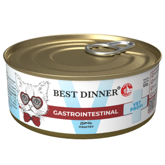 Консервы Best Dinner Vet Profi Exclusive Gastro Intestinal для кошек с чувствительным пищеварением паштет из дичи