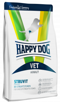 Корм Happy Dog Vet Struvit для собак. Ветеринарная диета при струвитных уролитах