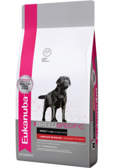 Eukanuba Dog Labrador Retriever корм сухой для взрослых собак породы лабрадор ретривер от года