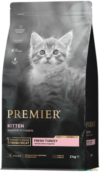 Корм Premier Kitten Turkey для котят со свежим мясом индейки