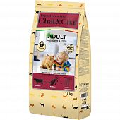 Сухой Корм Chat&Chat Expert Premium для взрослых кошек с говядиной и горохом
