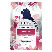 Корм Florida Preventive Line Hepatic для кошек для поддержание здоровья печени Корм Florida Preventive Line Hepatic для кошек для поддержание здоровья печени