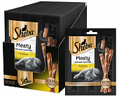 Лакомство Sheba Meaty для кошек мясные палочки с курицей