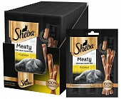 Лакомство Sheba Meaty для кошек мясные палочки с курицей Лакомство Sheba Meaty для кошек мясные палочки с курицей