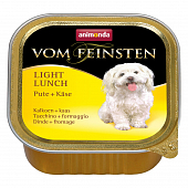 Консервы Animonda Vom Feinsten Light Lunch облегченное меню для собак с индейкой и сыром
