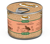 Банки Organic Choice для собак мелких и средних пород с перепелкой и яблоком