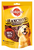 Лакомство Pedigree Ranchos ломтики мясные с говядиной для взрослых собак 