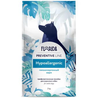 Корм Florida Preventive Line Hypoallergenic для собак при пищевой аллергии