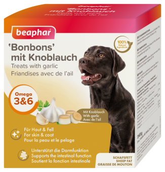 Лакомство Beaphar Bonbons для собак с чесноком