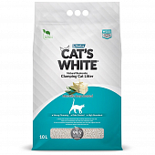 Комкующийся наполнитель Cat's White Marseille Soapl для кошачьего туалета с ароматом марсельского мыла