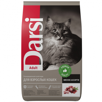 Корм Darsi Adult для кошек мясное ассорти