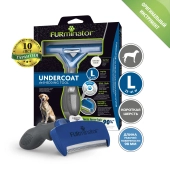 Фурминатор FURminator Undercoat deShedding Tool для крупных собак с короткой шерстью