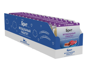 Ламистеры Brit Premium Sensitive Воздушный паштет для кошек с чувствительным пищеварением с ягнёнком