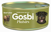 Консервы Gosbi Plaisirs Beef Stew для собак тушёной говядиной Консервы Gosbi Plaisirs Beef Stew для собак тушёной говядиной