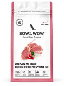 Сухой Корм Bowl Wow для щенков средних пород со свежим ягнёнком, индейкой, рисом и брусникой
